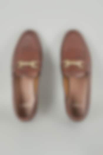 Brown Leather Shoes by ARTIMEN at Pernia's Pop Up Shop
