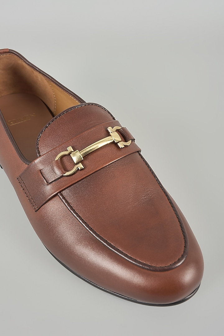 Brown Leather Shoes by ARTIMEN at Pernia's Pop Up Shop