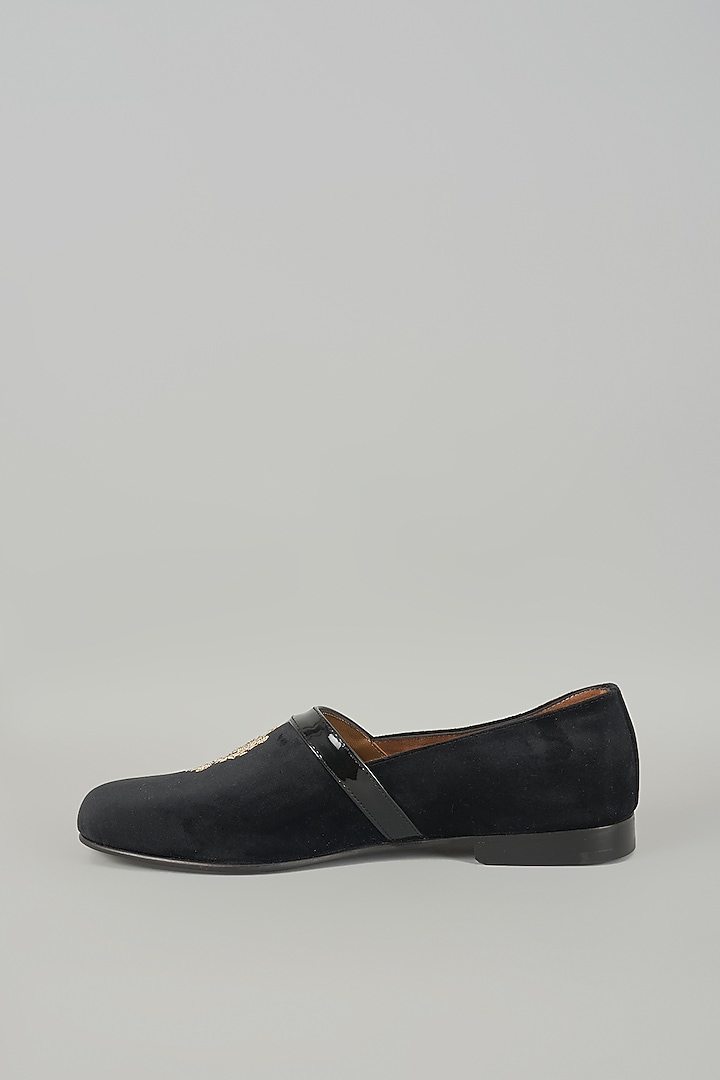 Black Leather Loafers by ARTIMEN at Pernia's Pop Up Shop