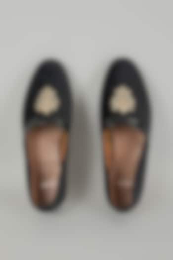 Black Leather Loafers by ARTIMEN at Pernia's Pop Up Shop