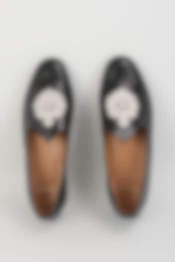 Black Leather Loafers by ARTIMEN at Pernia's Pop Up Shop