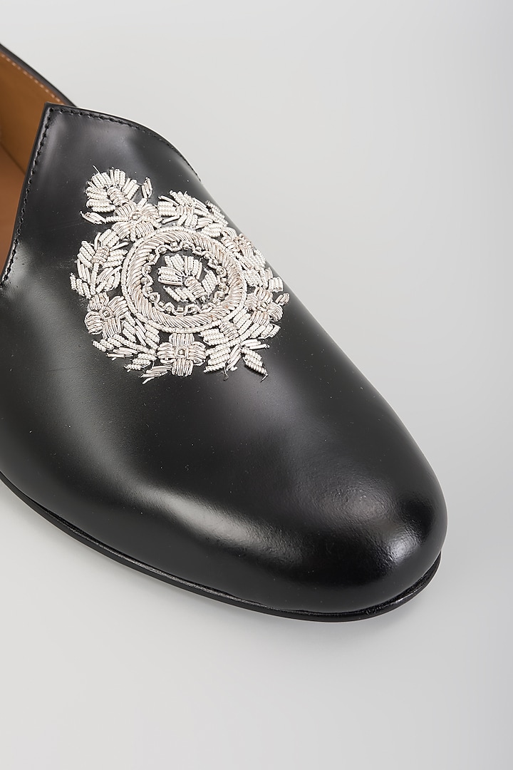 Black Leather Loafers by ARTIMEN at Pernia's Pop Up Shop