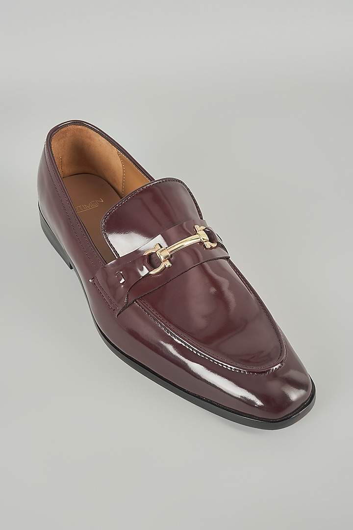 Cherry-Colored Leather Shoes by ARTIMEN at Pernia's Pop Up Shop