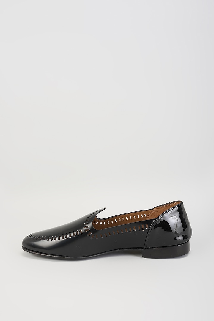 Black Leather Loafers by ARTIMEN at Pernia's Pop Up Shop