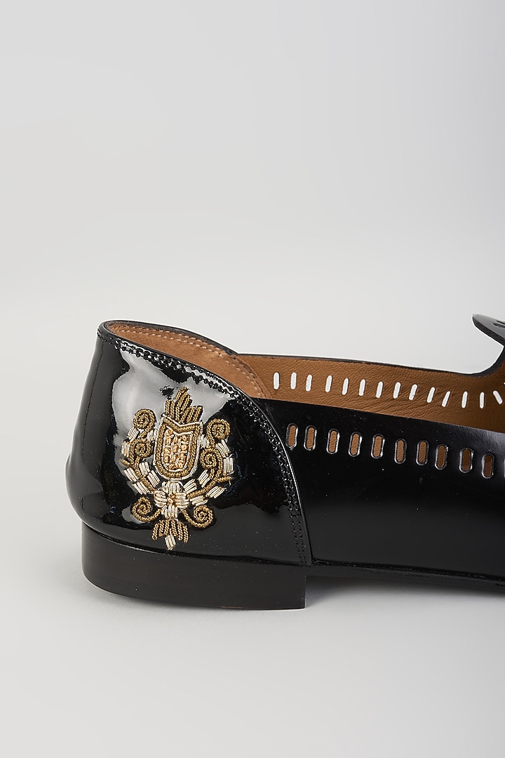 Black Leather Loafers by ARTIMEN at Pernia's Pop Up Shop