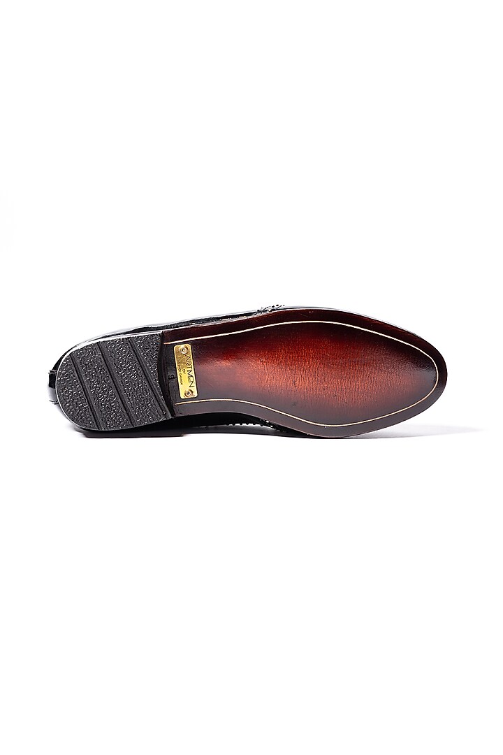 Black Leather Loafers by ARTIMEN at Pernia's Pop Up Shop