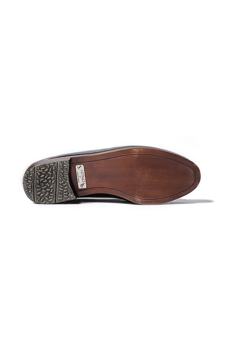 Black Leather Mules by ARTIMEN at Pernia's Pop Up Shop