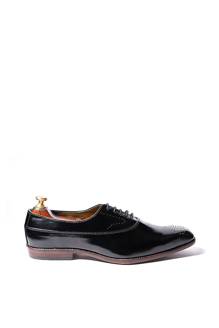Black Leather Shoes by ARTIMEN at Pernia's Pop Up Shop