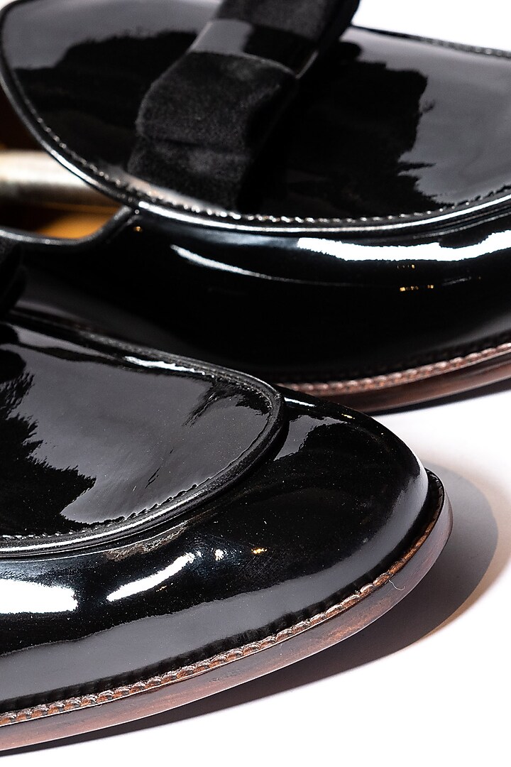 Black Leather Shoes by ARTIMEN at Pernia's Pop Up Shop