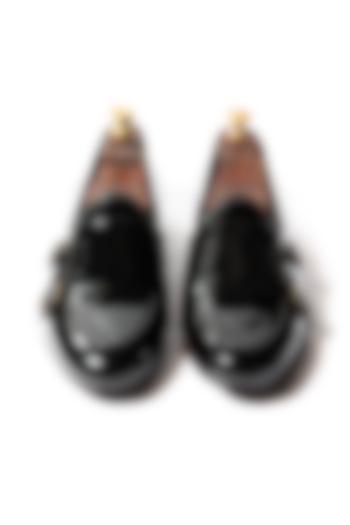 Black Leather Shoes by ARTIMEN at Pernia's Pop Up Shop