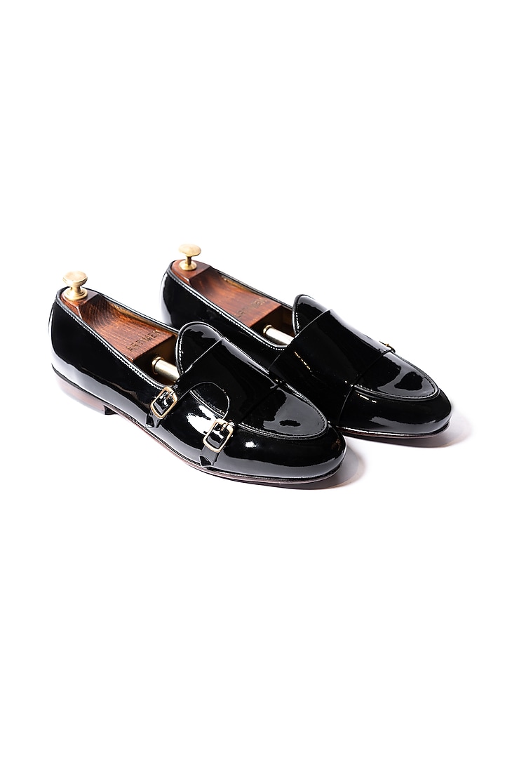 Black Leather Shoes by ARTIMEN at Pernia's Pop Up Shop