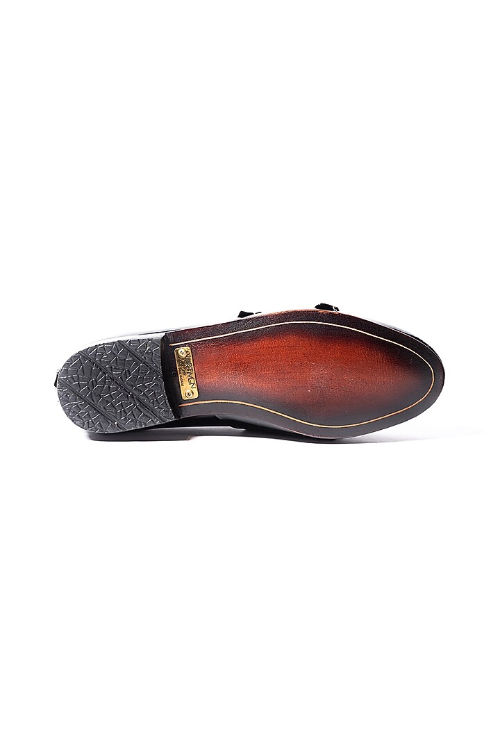 Black Leather Shoes by ARTIMEN at Pernia's Pop Up Shop