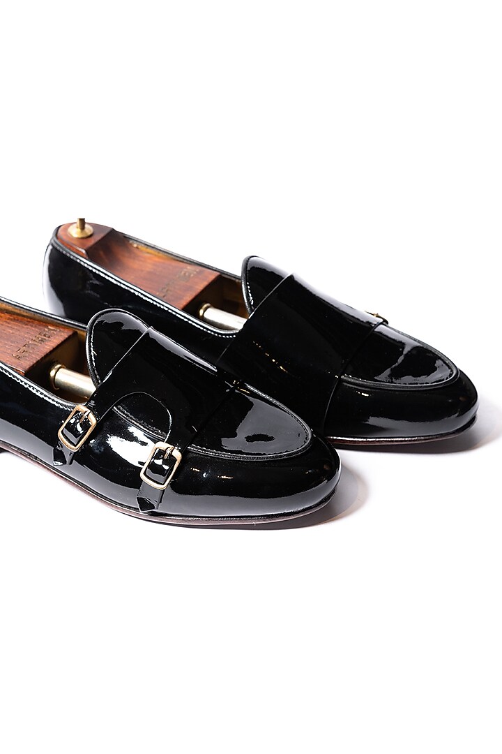 Black Leather Shoes by ARTIMEN at Pernia's Pop Up Shop