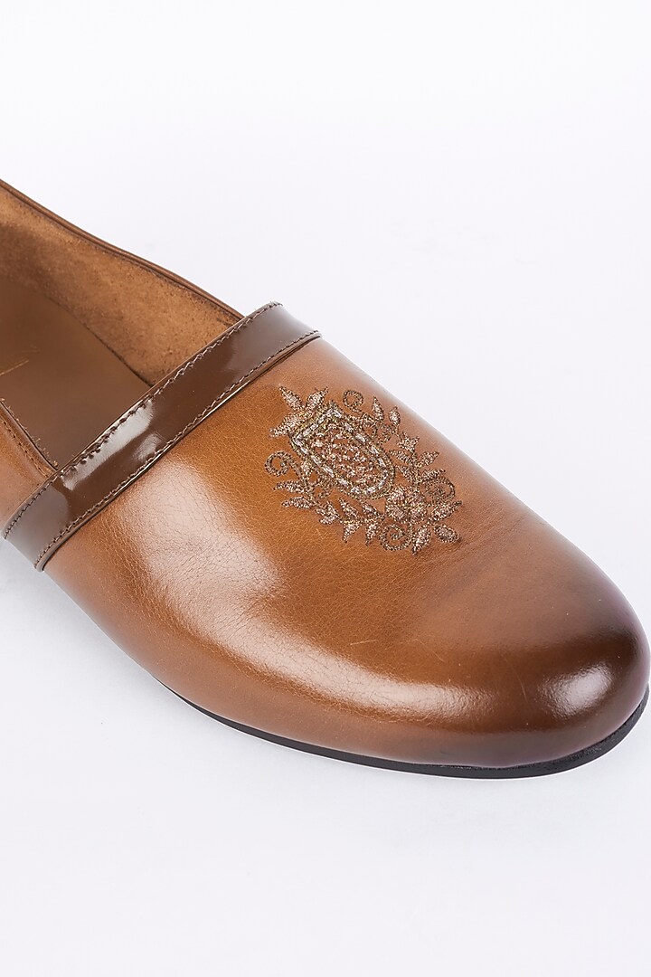Brown Leather Shoes by ARTIMEN at Pernia's Pop Up Shop