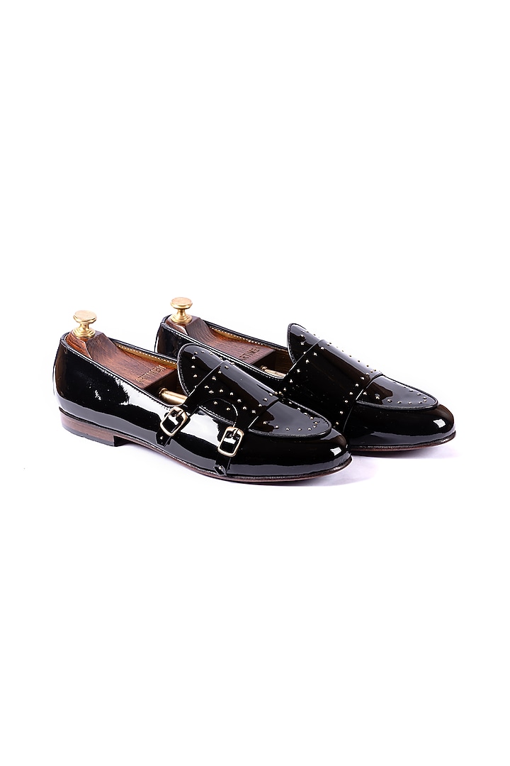 Black Leather Loafers by ARTIMEN at Pernia's Pop Up Shop