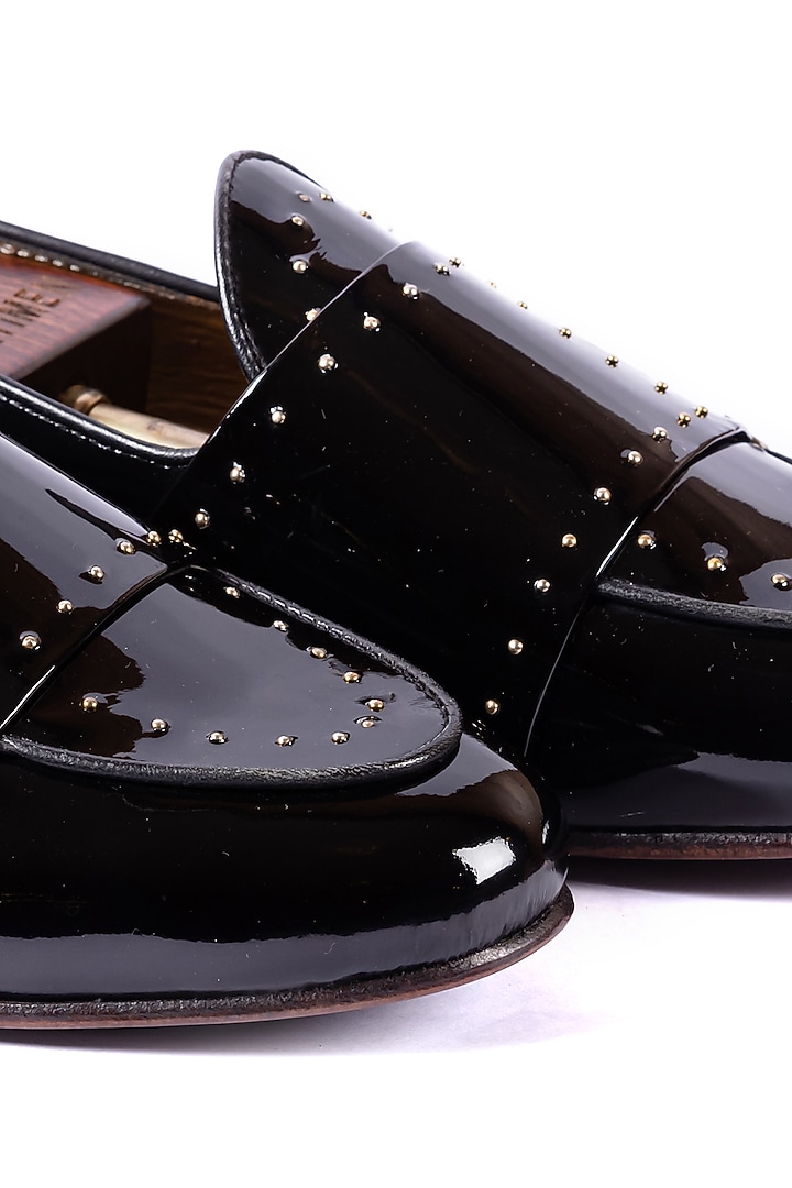 Black Leather Loafers by ARTIMEN at Pernia's Pop Up Shop