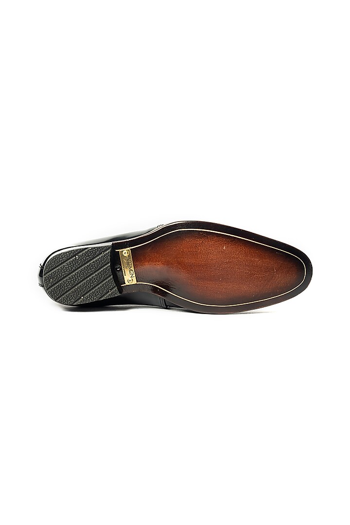 Matte Black Patent Leather Shoes by ARTIMEN at Pernia's Pop Up Shop