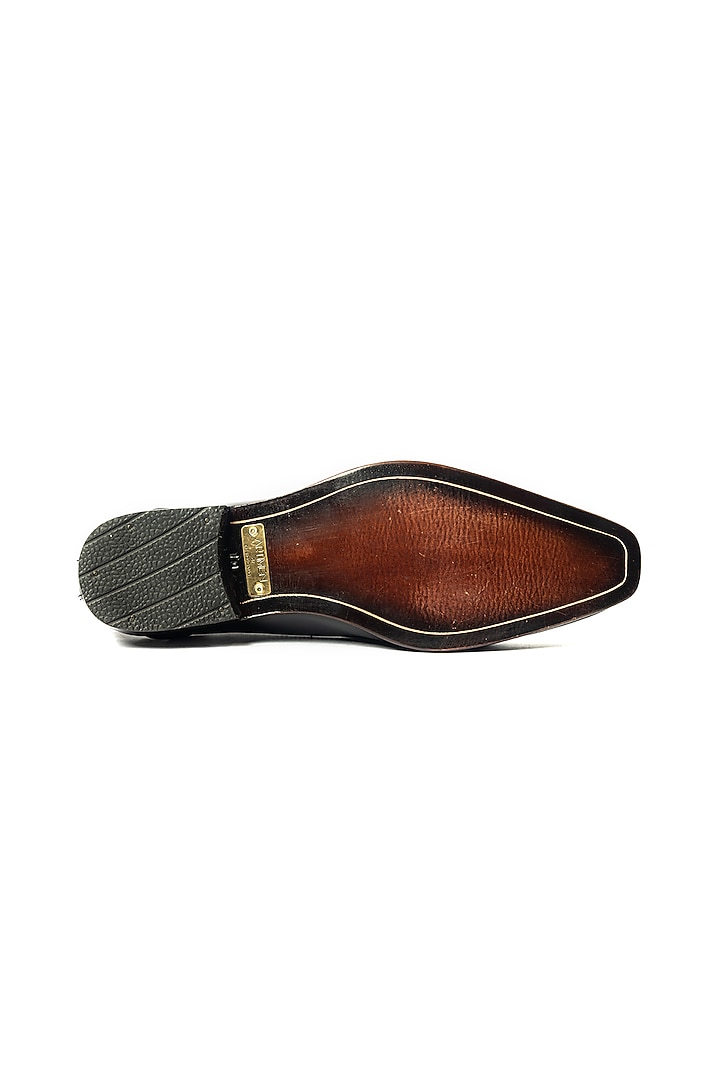 Black Leather Horsebit Loafers by ARTIMEN at Pernia's Pop Up Shop