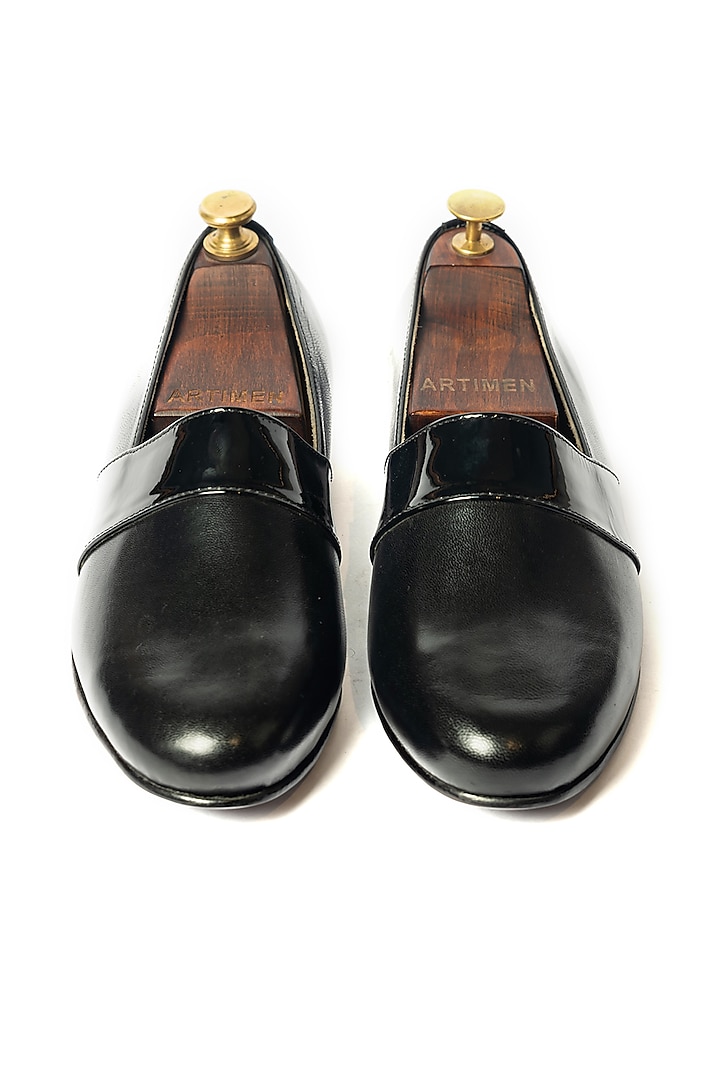 Black Pure Matte Shoes by ARTIMEN