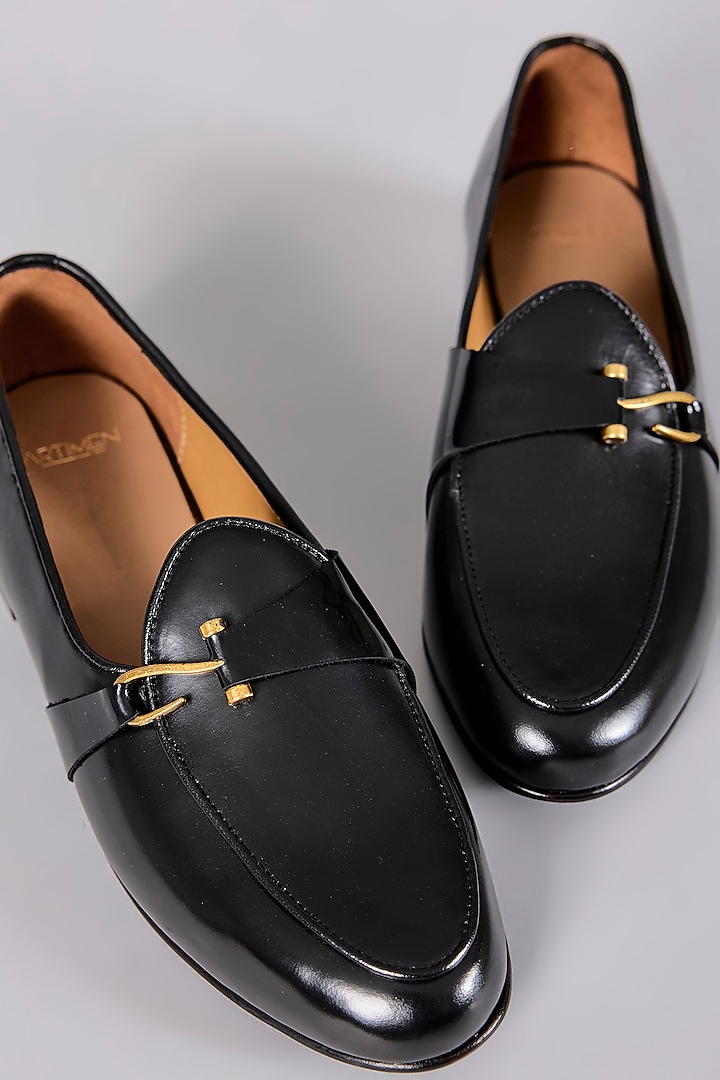 Black Patent Leather Shoes by ARTIMEN at Pernia's Pop Up Shop