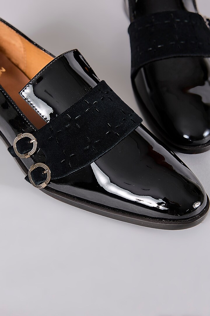 Black Patent Leather Shoes by ARTIMEN at Pernia's Pop Up Shop