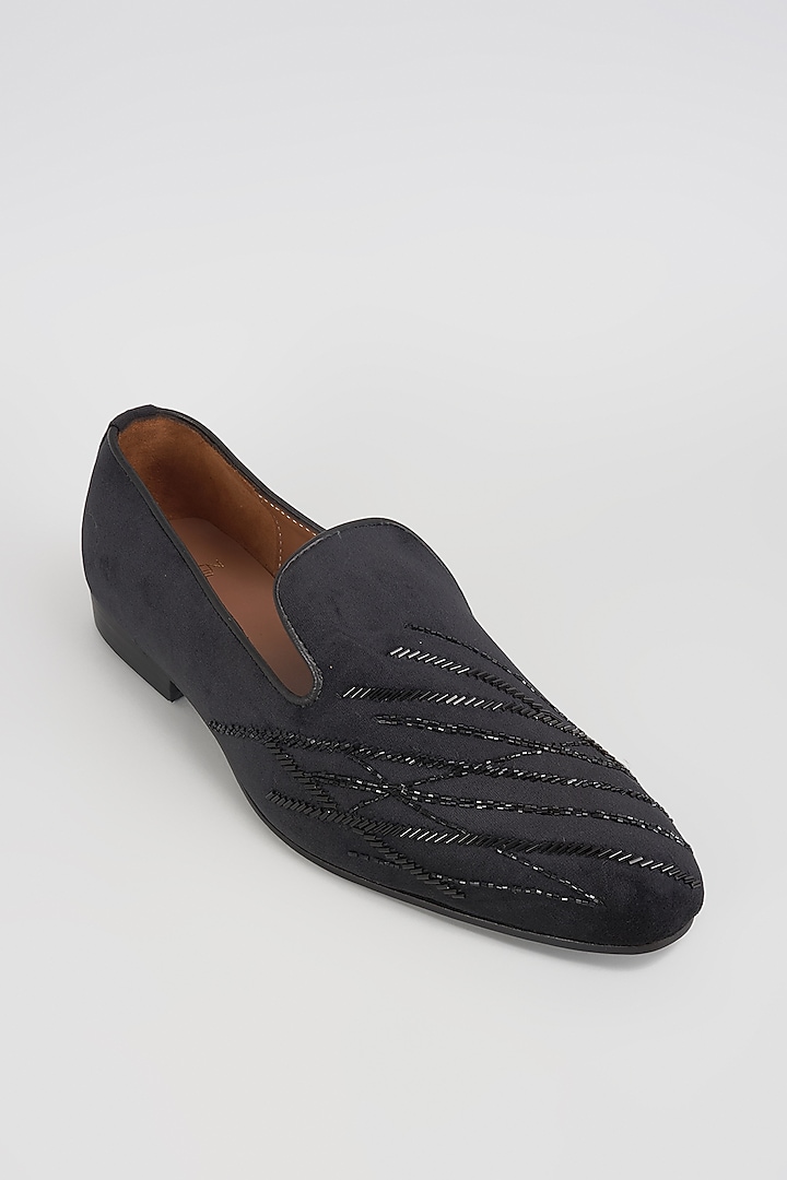 Black Leather Loafers by ARTIMEN at Pernia's Pop Up Shop