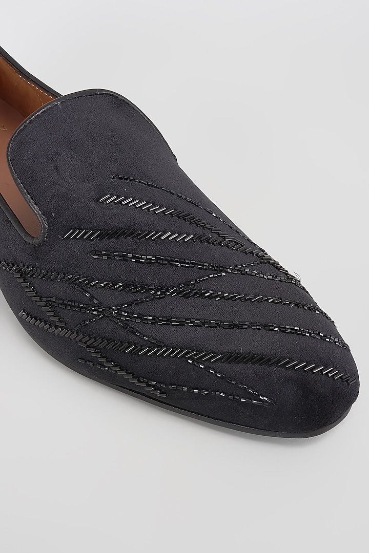 Black Leather Loafers by ARTIMEN at Pernia's Pop Up Shop