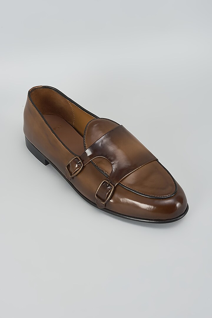 Brown Leather Shoes by ARTIMEN at Pernia's Pop Up Shop