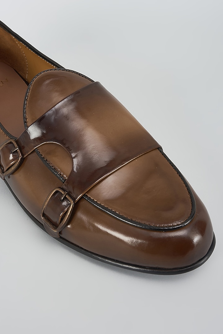 Brown Leather Shoes by ARTIMEN at Pernia's Pop Up Shop