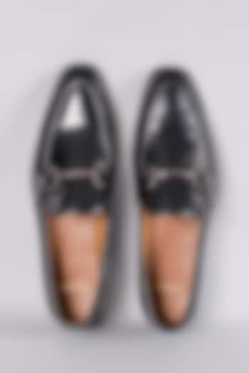 Black Patent Leather Shoes by ARTIMEN at Pernia's Pop Up Shop