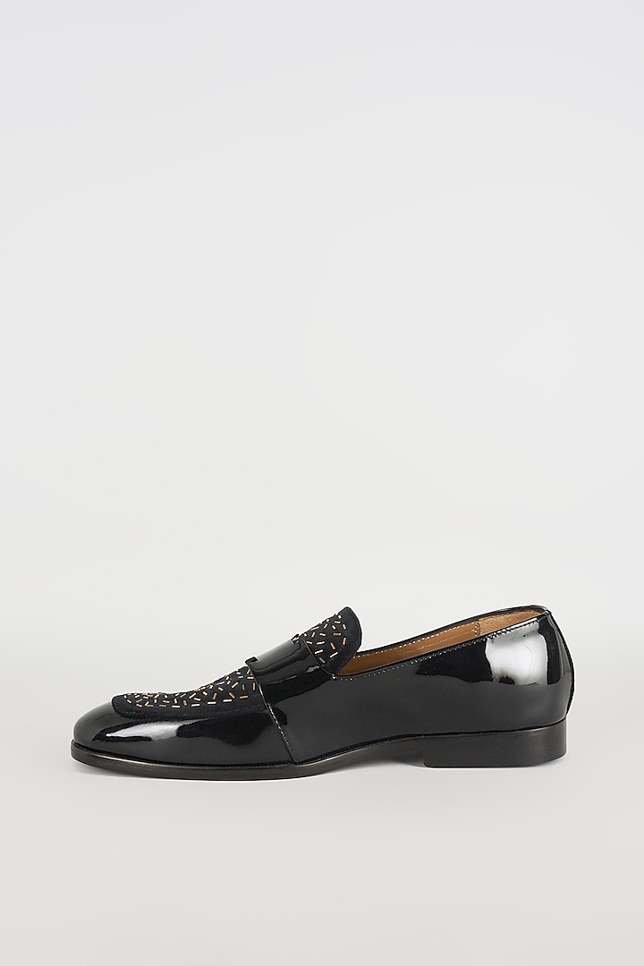 Black Leather Shoes by ARTIMEN at Pernia's Pop Up Shop