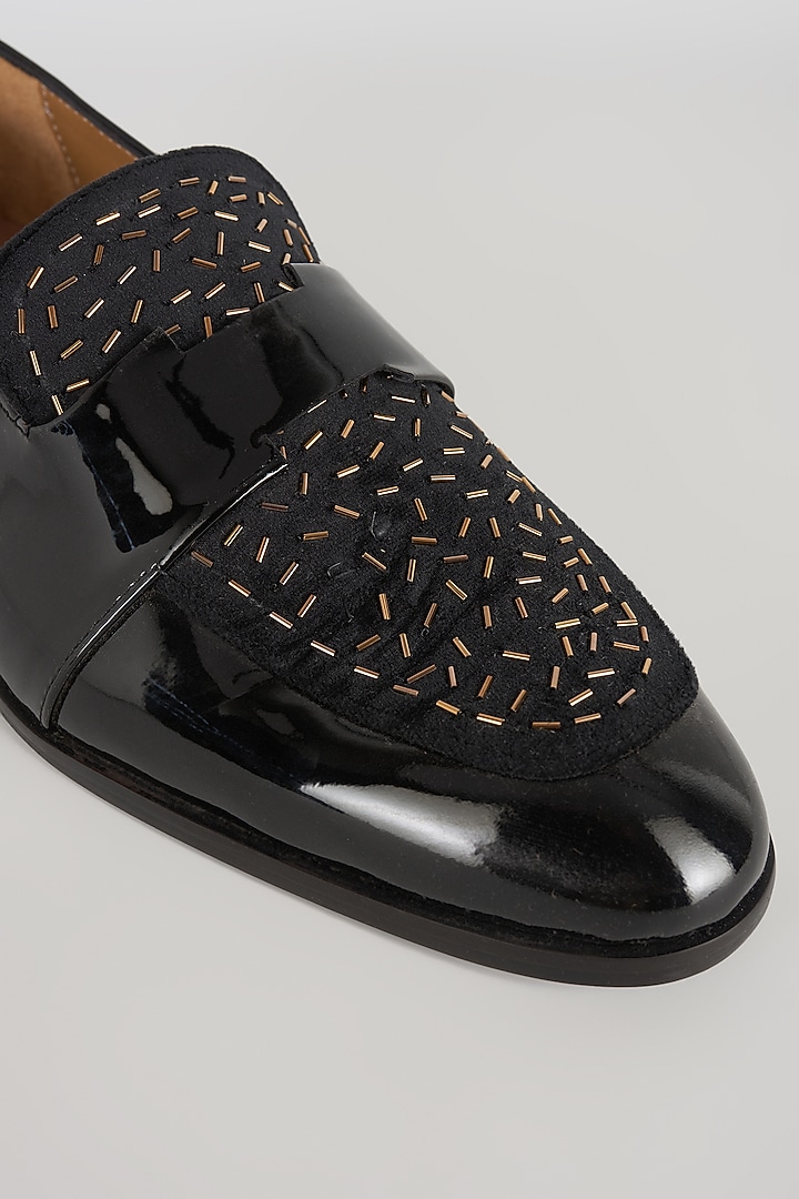 Black Leather Shoes by ARTIMEN at Pernia's Pop Up Shop