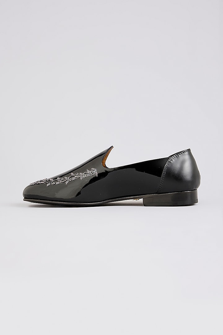 Black Leather Loafers by ARTIMEN at Pernia's Pop Up Shop