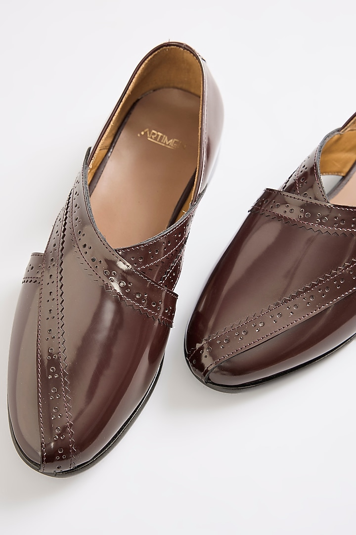 Cherry Leather Loafers by ARTIMEN at Pernia's Pop Up Shop