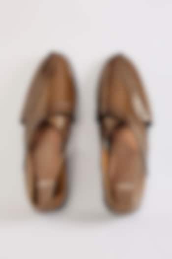 Brown Leather Loafers by ARTIMEN at Pernia's Pop Up Shop