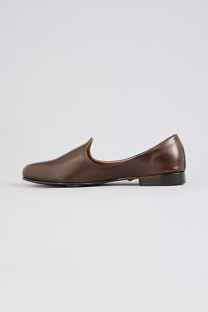 Dark Brown Leather Loafers by ARTIMEN at Pernia's Pop Up Shop