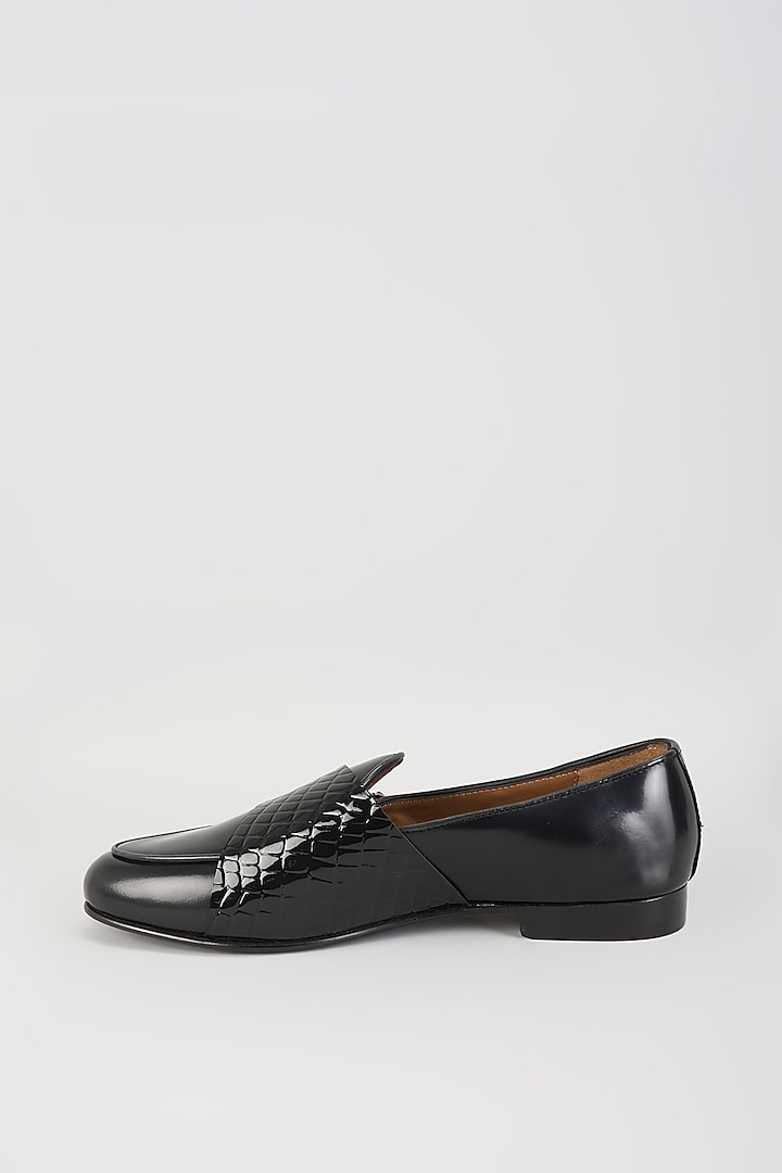 Black Leather Loafers by ARTIMEN at Pernia's Pop Up Shop
