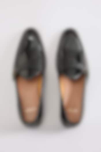 Black Leather Loafers by ARTIMEN at Pernia's Pop Up Shop