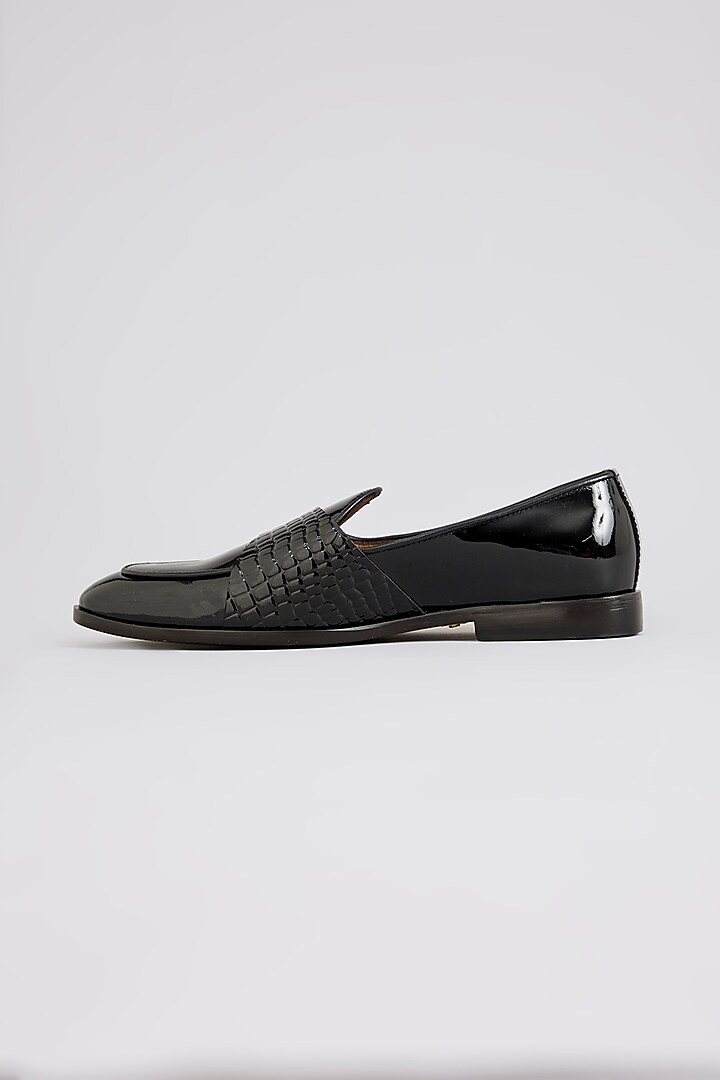 Black Leather Loafers by ARTIMEN at Pernia's Pop Up Shop