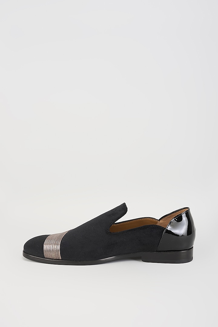 Black Leather Loafers by ARTIMEN at Pernia's Pop Up Shop