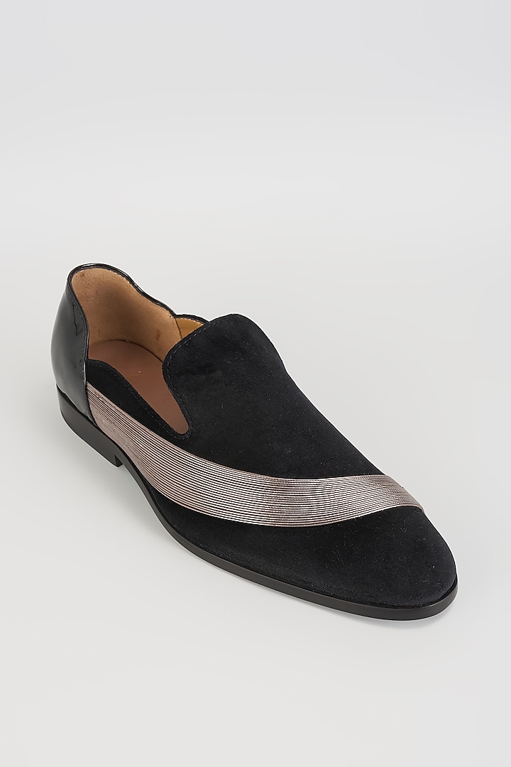 Black Leather Loafers by ARTIMEN at Pernia's Pop Up Shop