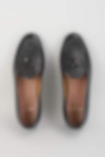 Black Leather Loafers by ARTIMEN at Pernia's Pop Up Shop