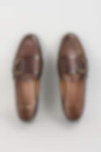 Brown Leather Loafers by ARTIMEN at Pernia's Pop Up Shop