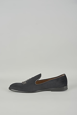 Black Leather Mojaris by ARTIMEN