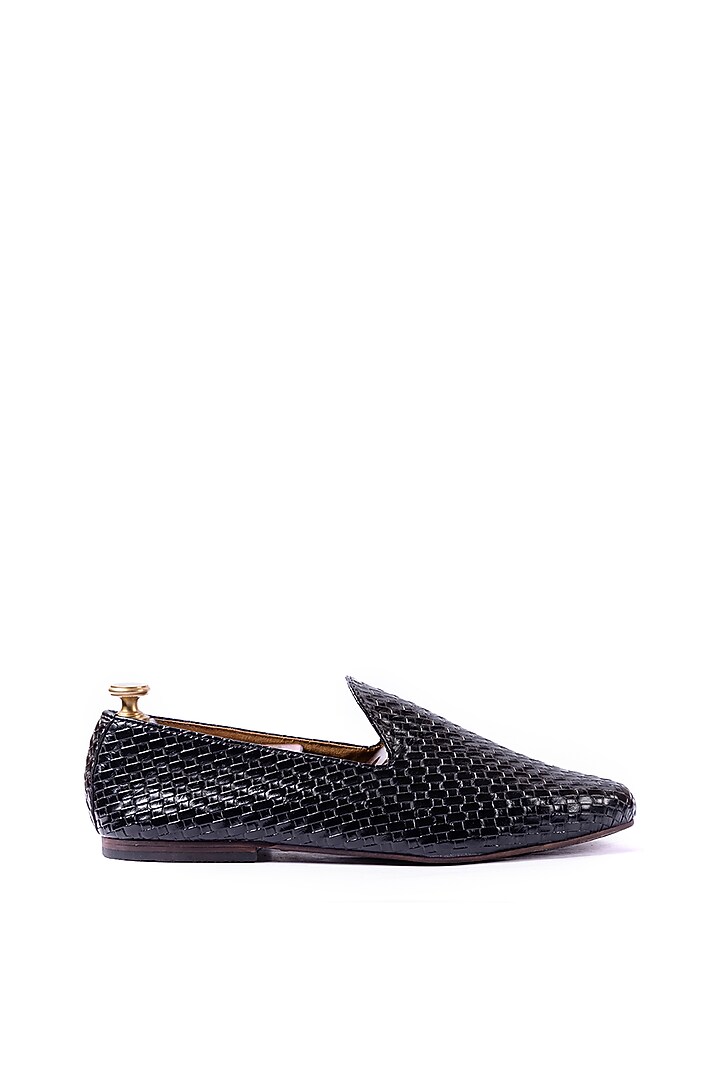 Black Leather Loafers by ARTIMEN at Pernia's Pop Up Shop