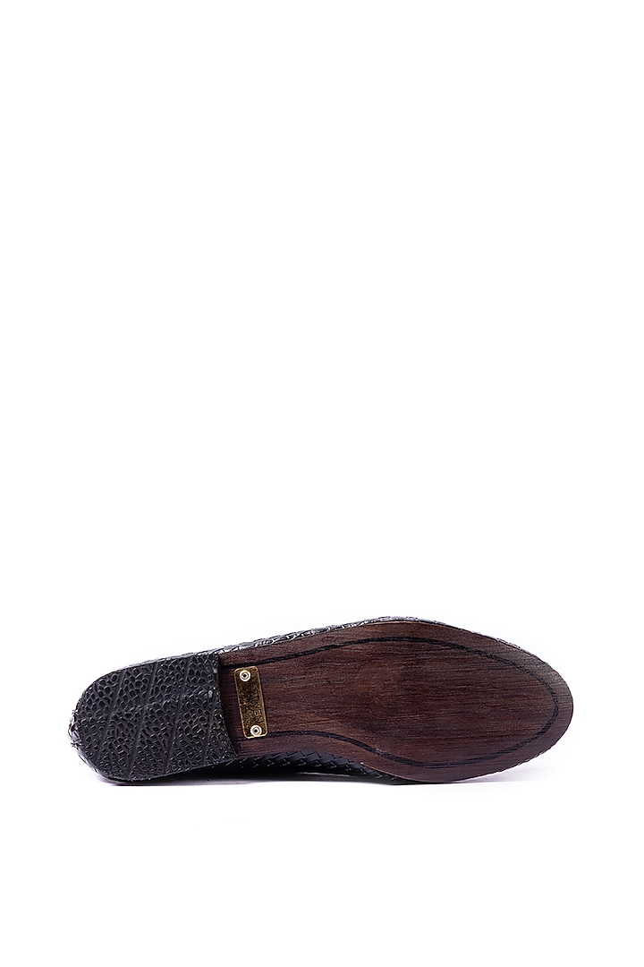 Black Leather Loafers by ARTIMEN at Pernia's Pop Up Shop
