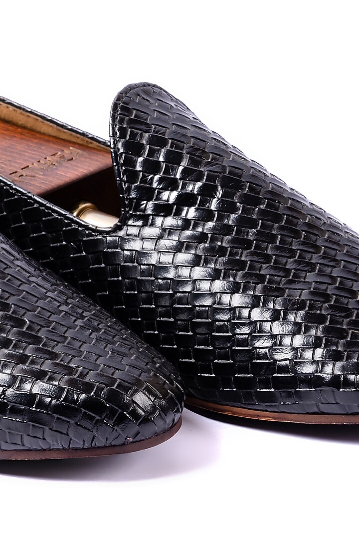 Black Leather Loafers by ARTIMEN at Pernia's Pop Up Shop