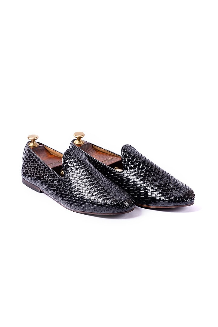 Black Leather Loafers by ARTIMEN at Pernia's Pop Up Shop