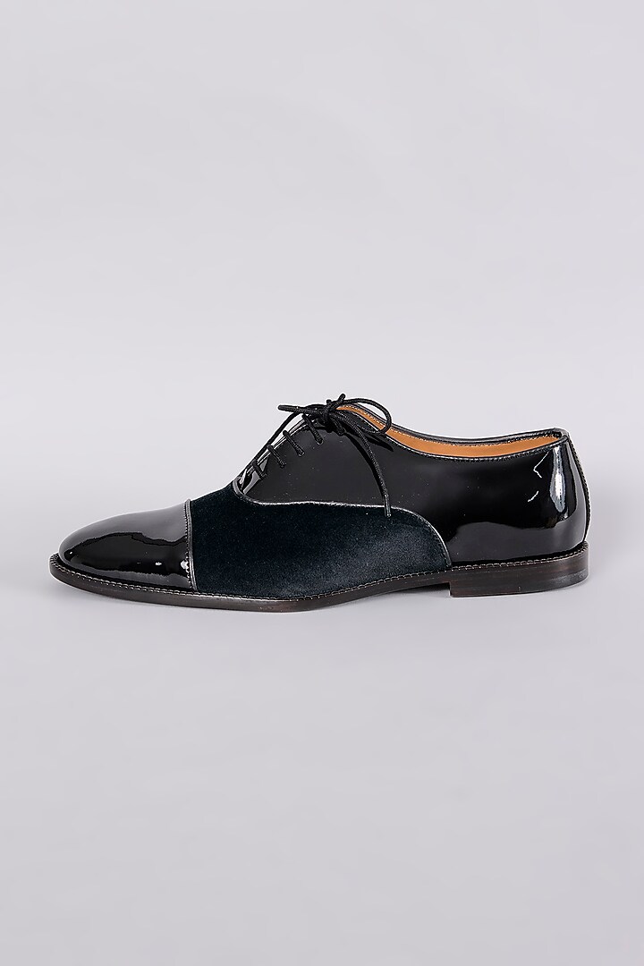 Black Patent Leather Shoes by ARTIMEN at Pernia's Pop Up Shop