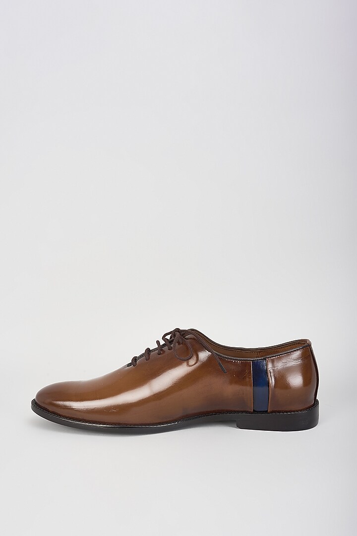 Brown Leather Shoes by ARTIMEN at Pernia's Pop Up Shop